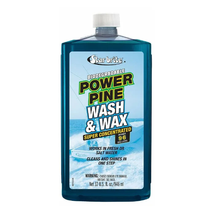 POWER PINE WASH & WAX 32 OZ.