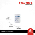 10 MICRON WATER DETECTING FILTER 1IN 12 UNF 25 GPM