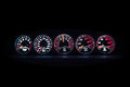 Megan Version 1 - black face - METER GAUGE RPM 52MM