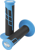ProTaper Clamp-On 1/2 Waffle Grip - Neon Blue/Black