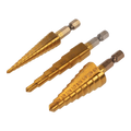 Step Drill Set 3pc