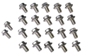 Moroso Chevrolet Small Block/Oldsmobile Self Locking Oil Pan Bolts - Set of 18