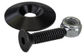 Moroso 1.25in Taper Washer - Black Anodized (10 Pack w/Hardware)
