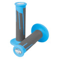 ProTaper Full Diamond Clamp-On Grips - Neon Blue/Dark Gray