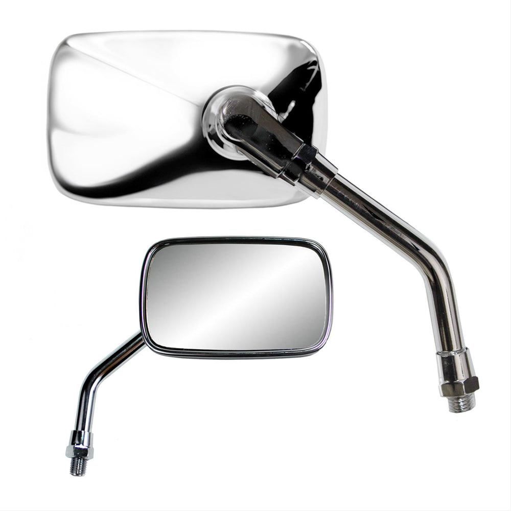 MINI-CHROME RECTANGLE MIRROR