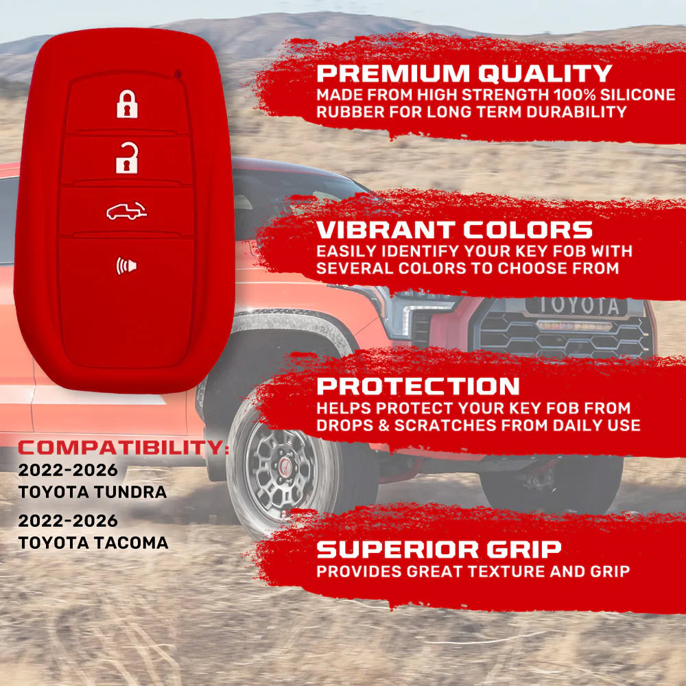 TOYOTA 21-25 TUNDRA - RED SILICONE