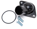 Edelbrock Chevy 15 Deg. Water Neck Steel - Black