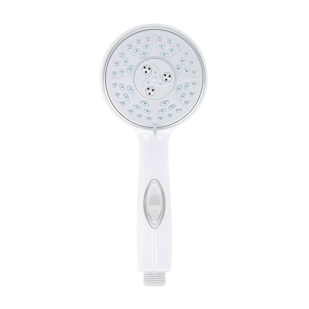 SHOWER HEADWHITE W/ON/OFF SW