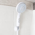 SHOWER HEADWHITE W/ON/OFF SW