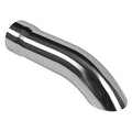 EXHAUST TIP 2.25IN ID TURN DOWN OUTLET 11IN OAL CHROME