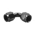 08 FEMALE TO FEMALE AN/JIC FLARE SWIVEL COUPLING 90 DEG RED&BLUE