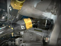 GReddy AN04 30 DEGREE HOSE END SWIVEL BLACK/GOLD ANODIZED