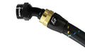GReddy AN04 30 DEGREE HOSE END SWIVEL BLACK/GOLD ANODIZED
