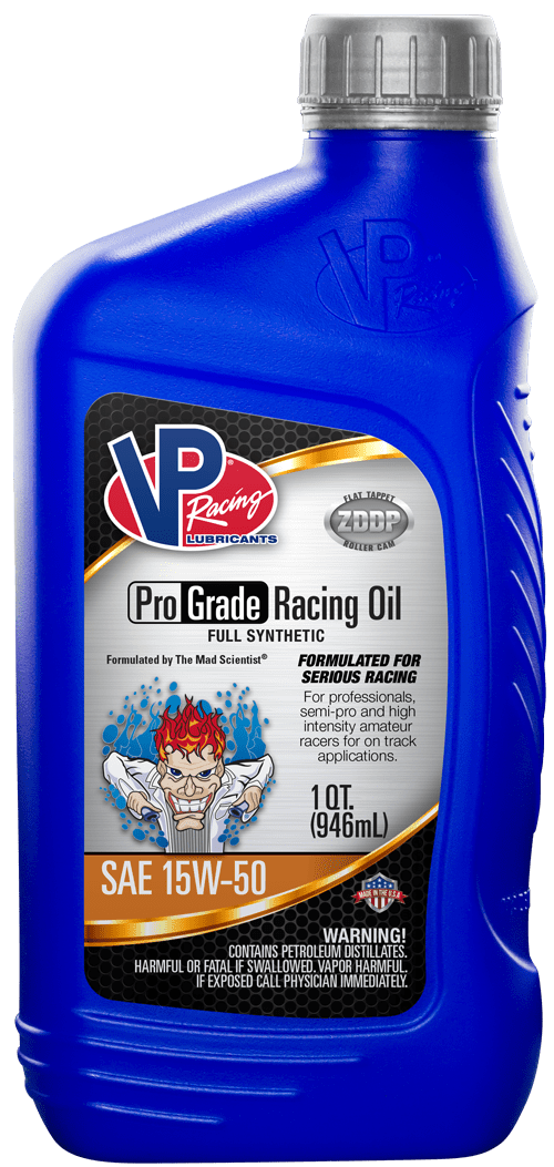 VP PRO GRADE SAE 15W50 SYNTHETIC OIL FOR RACING