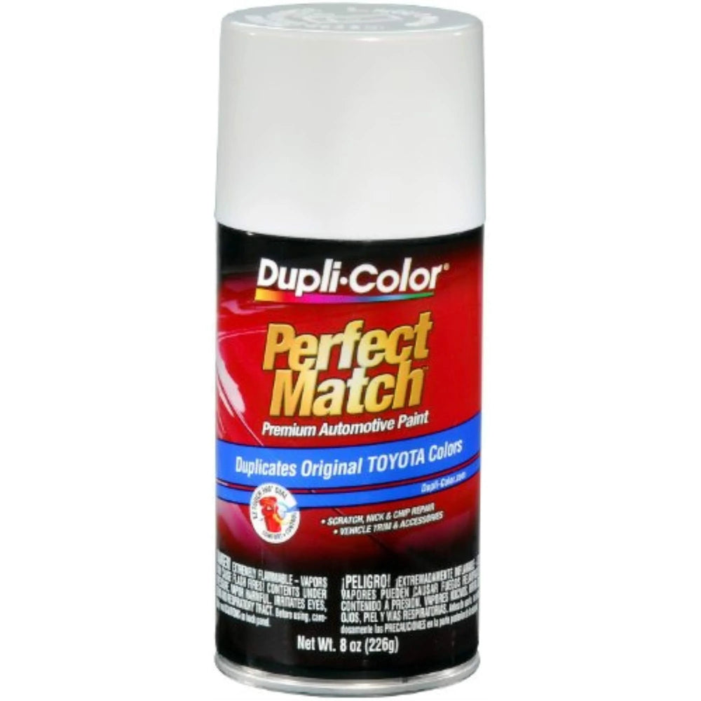 TOYOTA EXACTMATCH AUTOMOTIVE PAINT; WHITE PRL; 8 OZ. AEROSOL