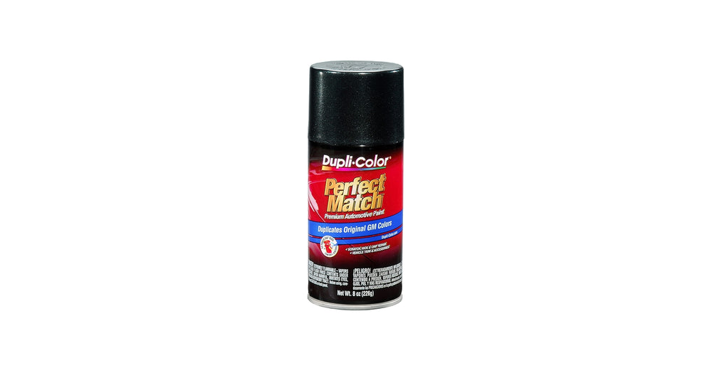 GENERAL MOTORS EXACTMATCH AUTOMOTIVE PAINT; DARK SPIRAL GRAY METALLIC; 8 OZ. AE