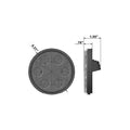 4' ROUND; 6 LED SLDBCKP;SMOKE;45 DE