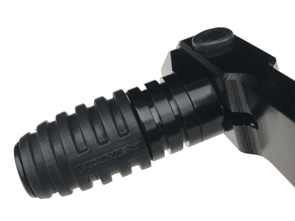 Vortex Racing Rearsets Replacement Folding Toe Peg Assembly Kit- Black