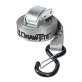 CAMBUCKLE TIE DOWN W/HOOKS - 1" X 1