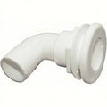 1 1/2IN 90 DEGREE BARBED THRUHULL WHITE