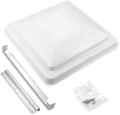 SCREEN FRAME FOR 12V POWERED ROOF VENTADOMES W/PLASTIC MOUNTING FLANGE POLAR WHI