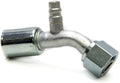 #10 45 Degree Barb O-Ring Fitting w/Port