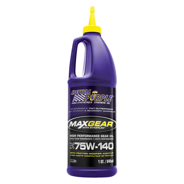 Royal Purple Max Gear Canadian 75W-140 High Performance Synthetic Automotive Gear Oil - 1 Quart