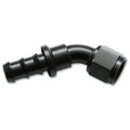 Vibrant Performance - 22406 - Push-On 45 Degree Hose End Elbow Fitting; Size: -6AN