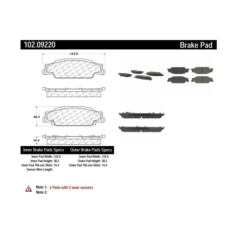 C-TEK Semi-Metallic Brake