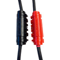 HYDRA BATTERY CABLE EXTENDER KIT BLACK RED RETAIL PACKAGE