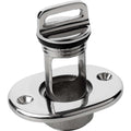 CAST STAINLESS GARBOARD DRAIN & PLU
