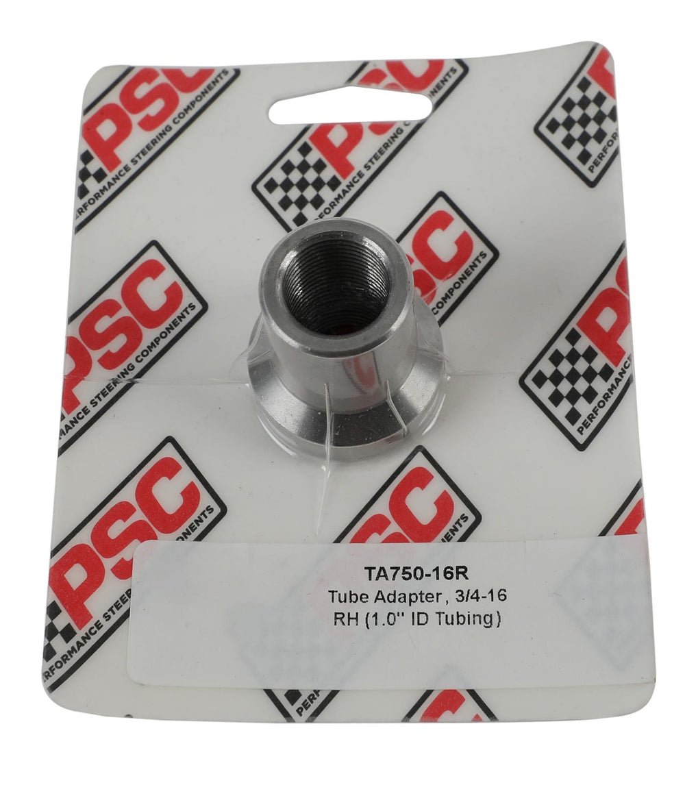 Tube Adapter 3 4-16 Fine Thread RH (Fits 1.0 Inch ID Tubing) PSC Performance Steering Components