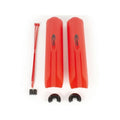 Daystar 2.0 Shock Guard Pair - Red - Fits Daystar/Procomp/Tuff Country/Rancho/Skyjacker Shocks