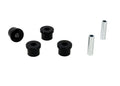 Control arm - inner and outer bushing 4 Bushings 2 Tubes Grease