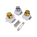PUSH BUTTON RIM LATCH POLISHED BRAS