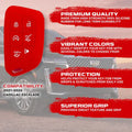 21C ESCALADE KEY FOB COVER RED SILICONE