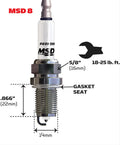 Spark Plug, 8IR5L, 4-Pack