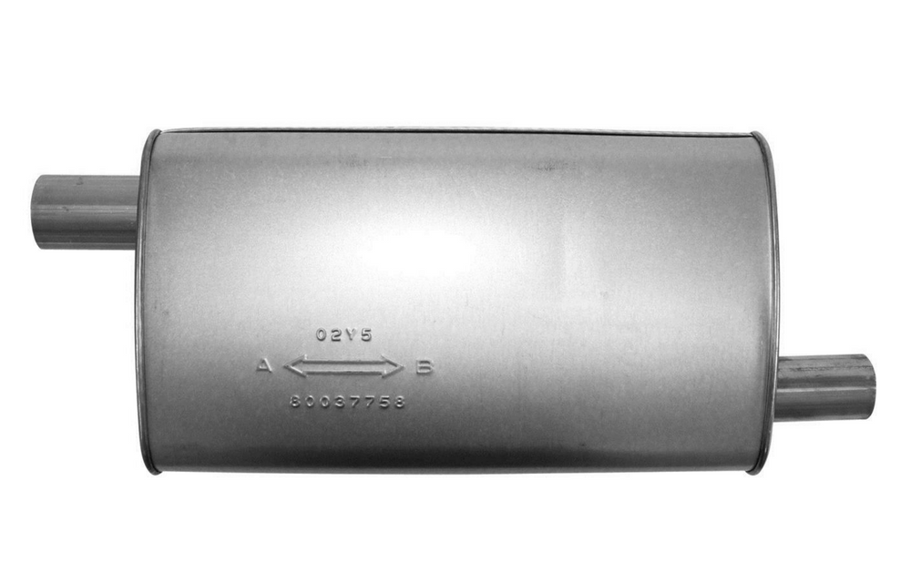 EXHAUST TIP 2.25IN ID ANGLE CUT OUTLET 16IN OAL CHROME