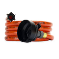 RHINOFLEX 10FT CLEAN OUT HOSE SYSTEM WITH RINSE CAP