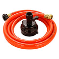 RHINOFLEX 10FT CLEAN OUT HOSE SYSTEM WITH RINSE CAP