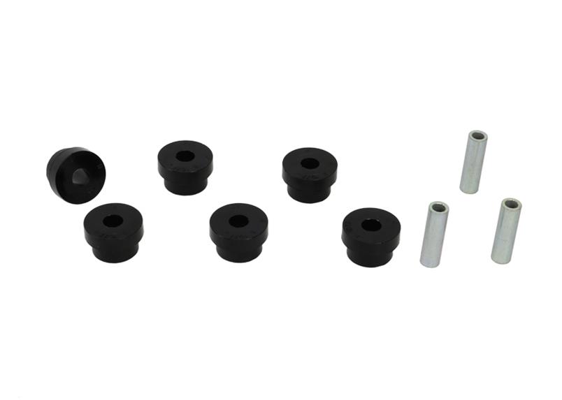 Steering - rack and pinion mount bushing 6 Bushings 3 Tubes