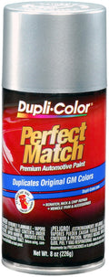 GENERAL MOTORS EXACTMATCH AUTOMOTIVE PAINT; SILVER METALLIC; 8 OZ. AEROSOL