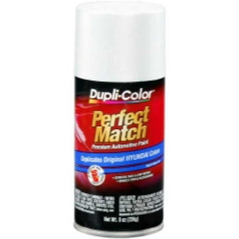 HYUNDAI EXACTMATCH AUTOMOTIVE PAINT; POWDER WHITE PRL; 8 OZ. AEROSOL