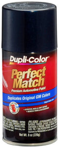 GENERAL MOTORS EXACTMATCH AUTOMOTIVE PAINT; DARK MING BLUE METALLIC; 8 OZ. AERO