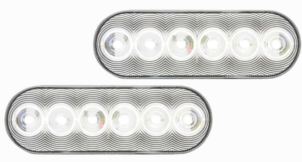 6' OVAL; 6 LED SLDBCKP; FLTCNT