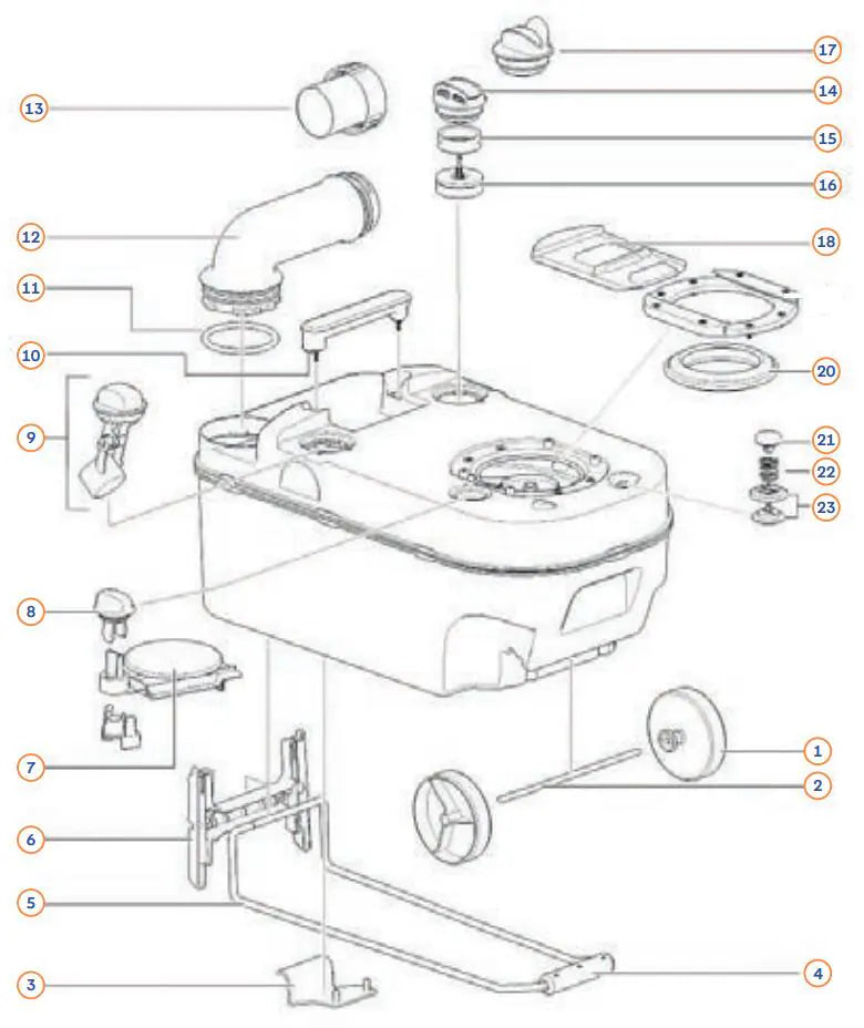 Thetford auto part
