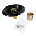 CITY WATER DISH W/BRASS CHECK VALVE BLACK