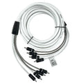 FUSION RCA CABLES, 4 CHANNEL, 6 FT
