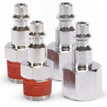 QUICK CONNECT STUDS 3/8IN M(2)& F(2)4PCS