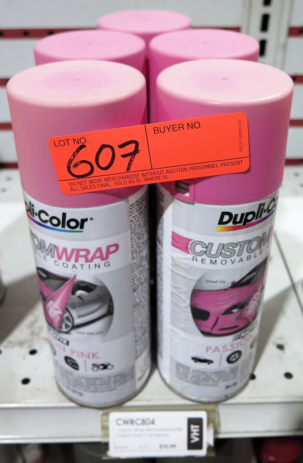 CUSTOM WRAP REMOVABLE COATING MATTE PASSION PINK 11 OZ AEROSOL